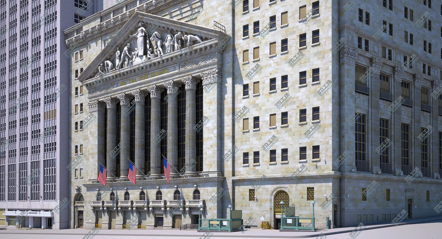 images/goods_img/20210113/New York Stock Exchange Building 3D/2.jpg